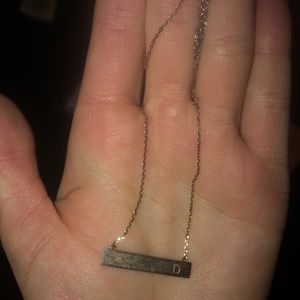 letter (d) necklace